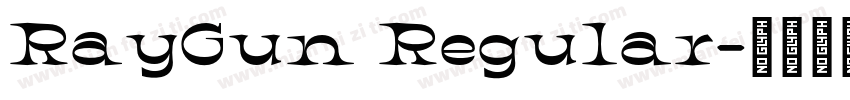 RayGun Regular字体转换